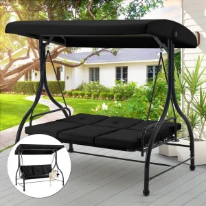 3Seat Outdoor Patio Swing Chair,