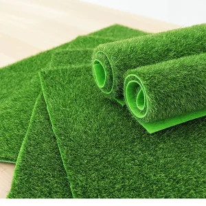 Artificial Turf 1x1 Ft, 0.8 Inch Realistic Synthetic Fake Grass